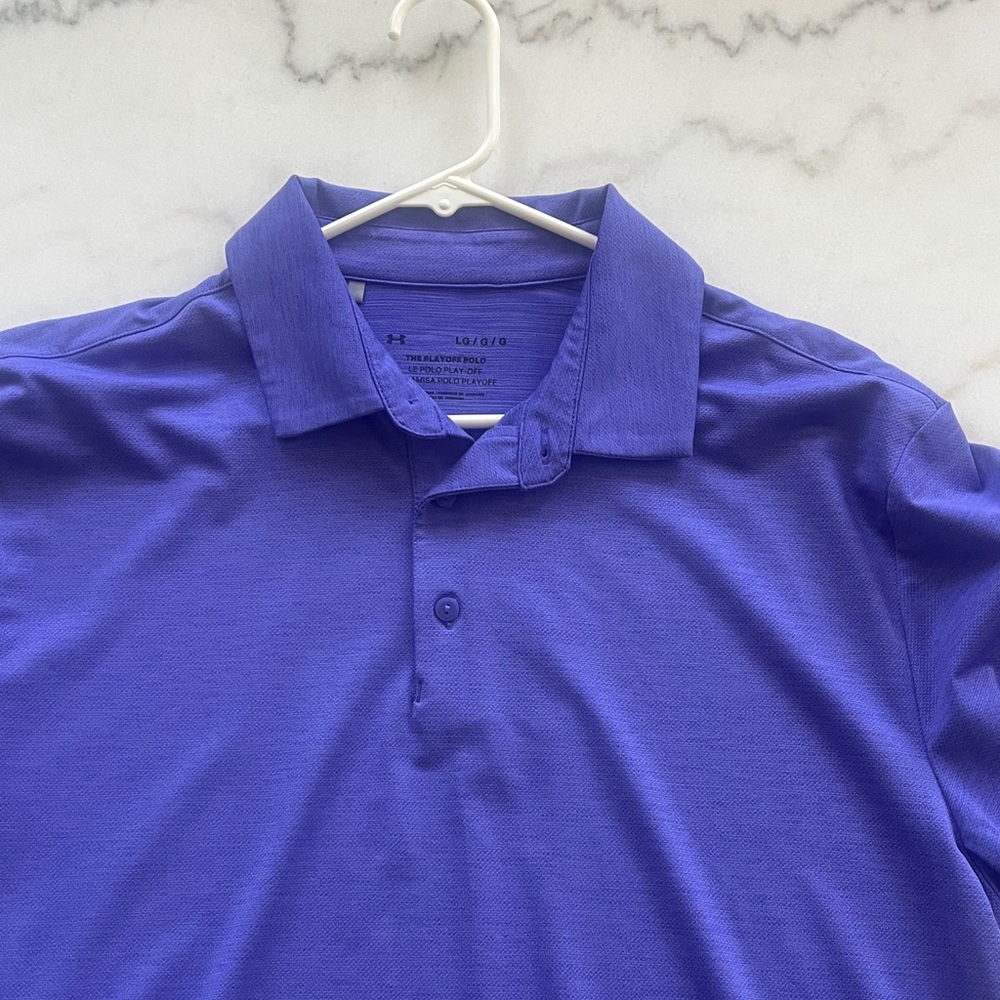 Under Armour Men's Vibrant Purple Polo